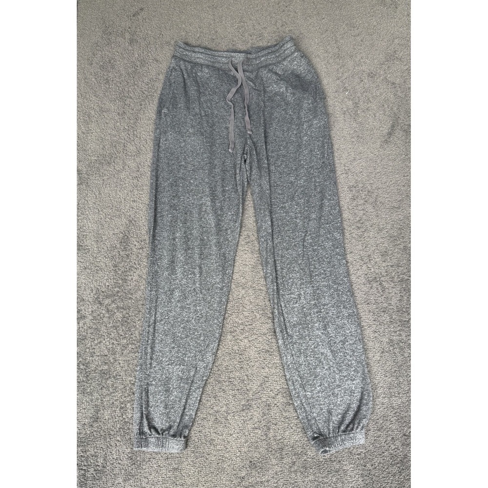 Aeropostale Womens Heather Gray Jogger Sweatpants Small Drawstring Lounge Pants
